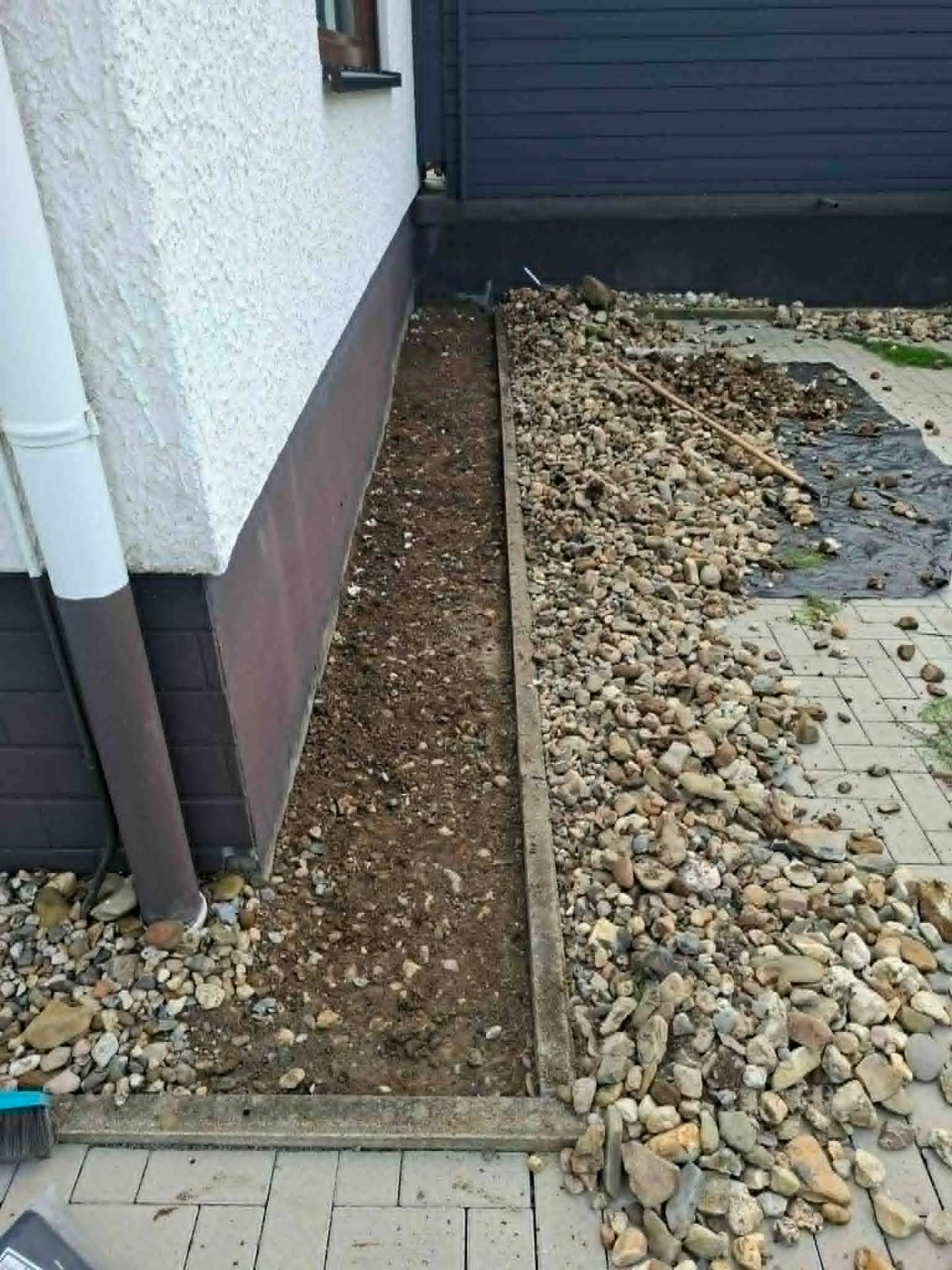 Kiesbeet – Vorher (Vorbereitung)